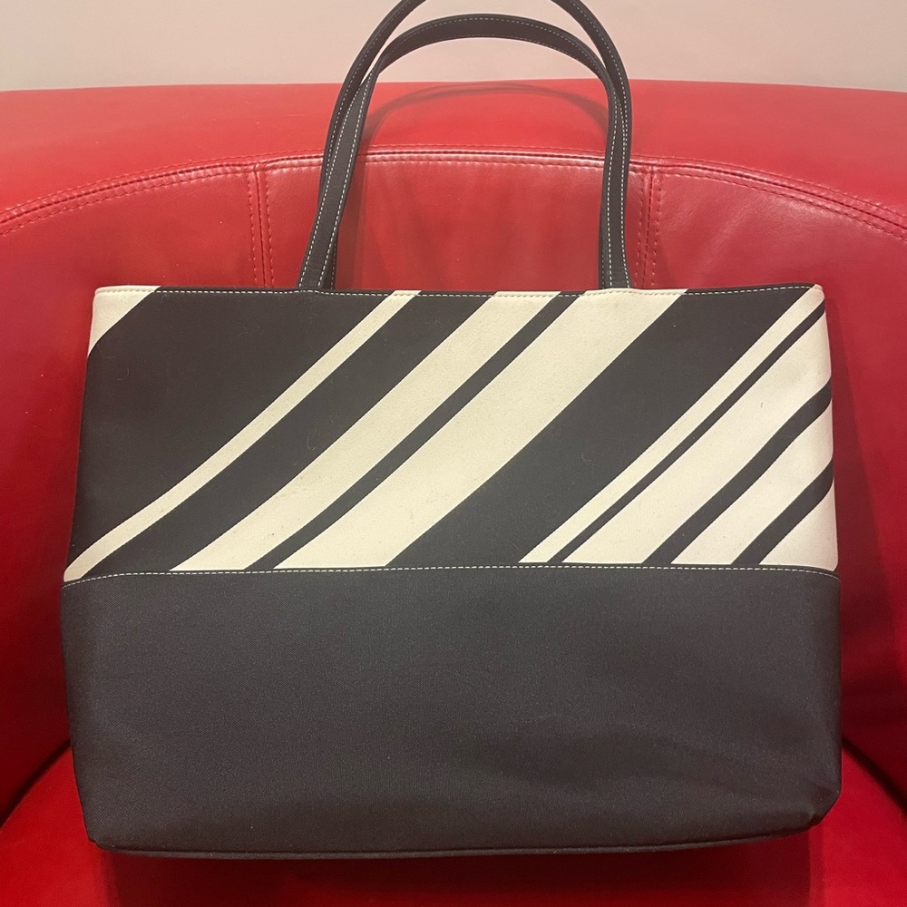 Two toned tote bag